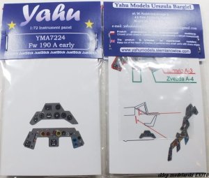 YAHU YMA7224 - 1:72 Fw 190 A early - Instrument Panel
