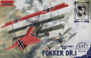 RODEN 010 - 1:72 Fokker Dr.I