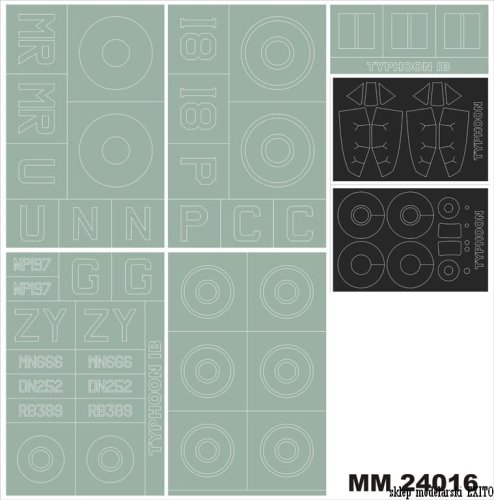 Go to product MONTEX MM24016 - 1:24 Typhoon Mk.Ib