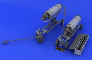 EDUARD 648046 - 1:48 Rocket launcher B-8M1 and loading cart