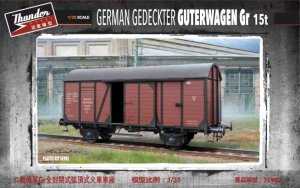 THUNDER MODEL 35902 - 1:35 German Gedeckter Guterwagen Gr 15t