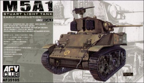 Go to product AFV CLUB 35105 - 1:35 M5A1 Stuart (early)