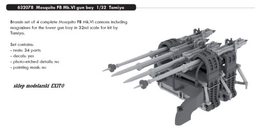 Go to product EDUARD 632078 - 1:32 Mosquito FB Mk.VI gun bay
