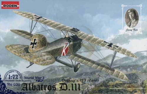 Go to product RODEN 030 - 1:72 Albatros D.III oeffag s.153