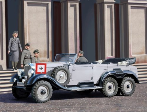 Go to product ICM 35531 - 1:35 G4 1939 production German Car with Passengers
