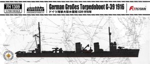 FLYHAWK 1309 - 1:700 German Grosses Torpedoboot G-39 1916