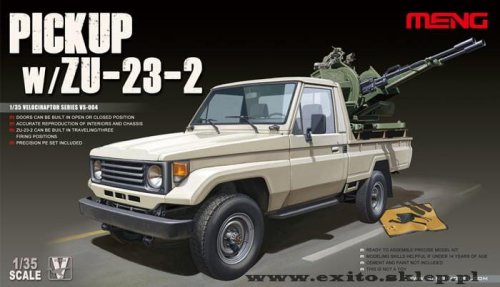 Go to product MENG MODEL VS004 - 1:35 Pick Up w/ ZU-23-2