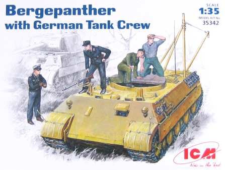 Go to product ICM 35342 - 1:35 Bergepanther with German Tank Crew