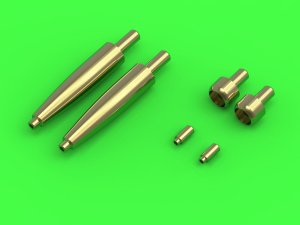 MASTER AM-72-118 - 1:72 Spitfire Mk.IXe/XVIe late barrels for British Hispano 20mm and km Browning .50cal