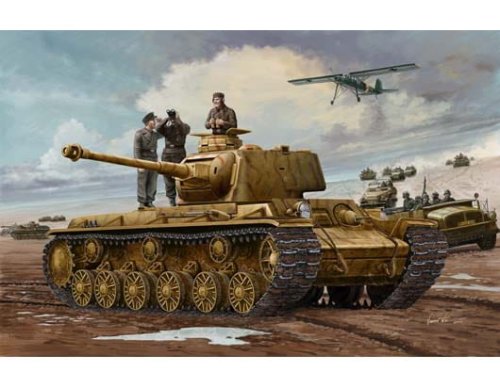 Go to product TRUMPETER 00366 - 1:35 German Pz.Kpfw KV-1 756(r) Tank