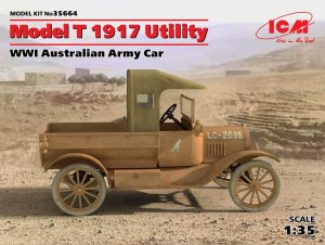 ICM 35664 - 1:35 Model T 1917 Utility WWI Australian Army Car