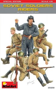 MINIART 35281 - 1:35 Soviet Soldiers Riders - Special Edition
