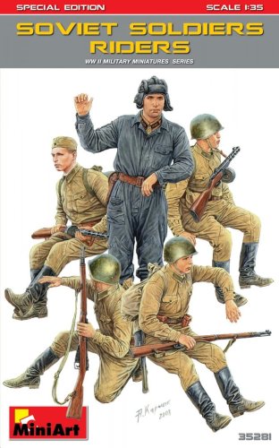 Go to product MINIART 35281 - 1:35 Soviet Soldiers Riders - Special Edition