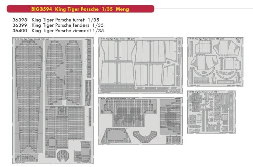 Go to product EDUARD BIG3594 - 1:35 King Tiger Porsche