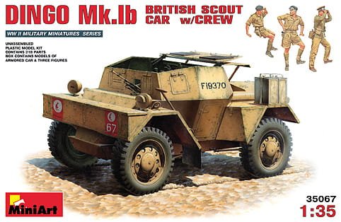 Go to product MINIART 35067 - 1:35 British Scout Car Dingo MK. 1b