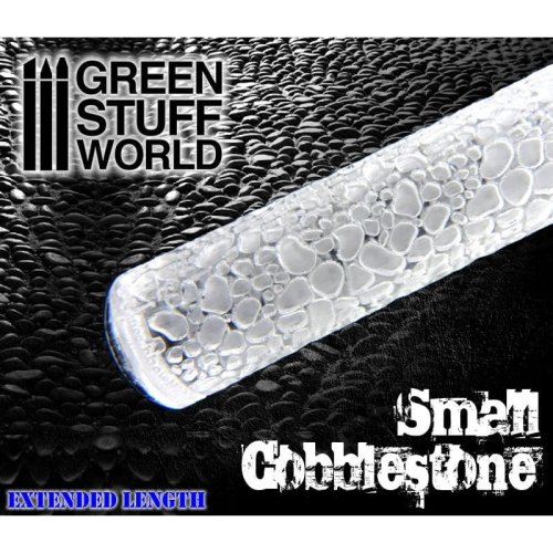 Go to product GREEN STUFF 1374 - Rolling Pin Small Cobblestone - Wałek do odciskania faktury kostki brukowej