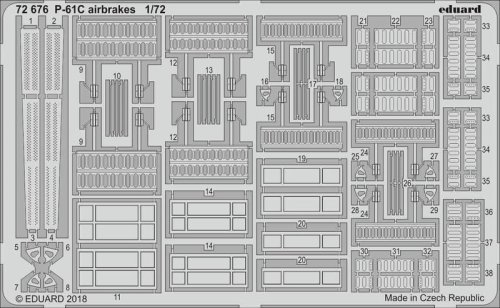 Go to product EDUARD 72676 - 1:72 P-61C airbrakes