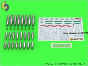 MASTER AM-24-013 - 1:24 Additional warhead types for British RP-3 rockets