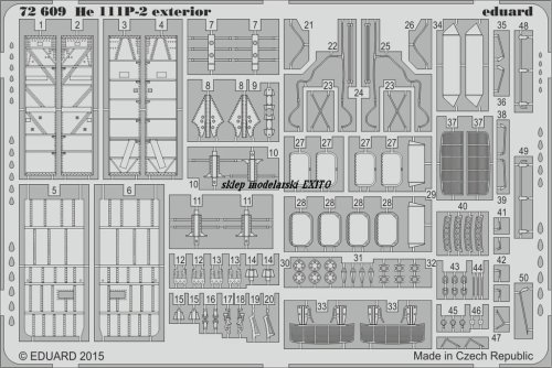 Go to product Eduard 72609 - 1:72 He 111P-2 exterior