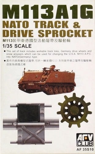 Go to product AFV CLUB 35S10 - 1:35 M113 AIG NATO Track
