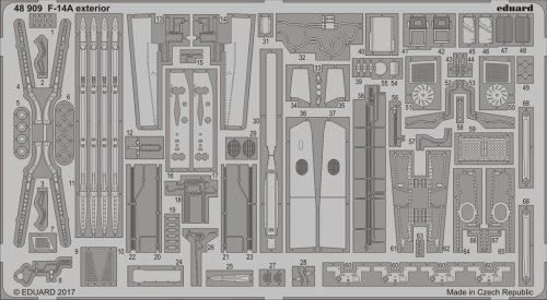 Go to product EDUARD 48909 - 1:48 F-14A exterior