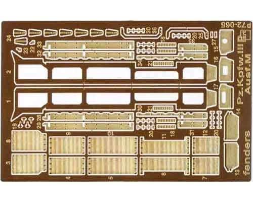 Go to product PART P72065 - 1:72 Pz.Kpfw. III Ausf.M fenders