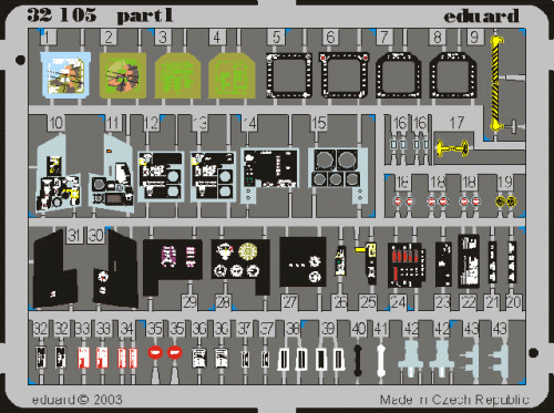 Go to product EDUARD 32510 - 1:32 F-18C interior