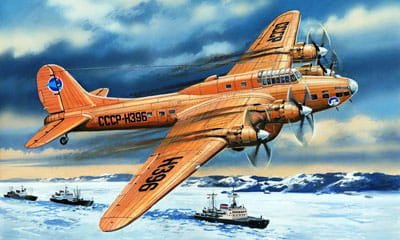 Go to product AMODEL 72155 - 1:72 Petlyakov Pe-8 Polar Aviation