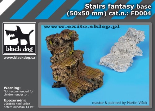 Go to product BLACK DOG FD004 - Stairs fantasy base 50x50 mm