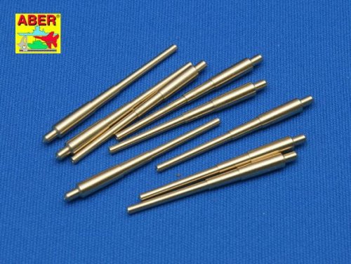 Go to product ABER 1:350L-05  - 1:350 Set of 9pcs 406mm long barrels for US ships: North Carolina, Washington
