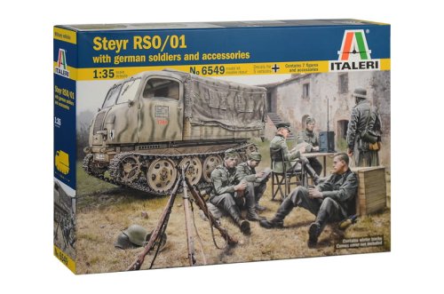 Go to product ITALERI 6549 - 1:35 Steyr RSO/01 with German soldiers
