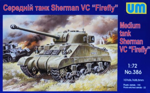 Go to product UNIMODELS 386 - 1:72 Sherman Firefly