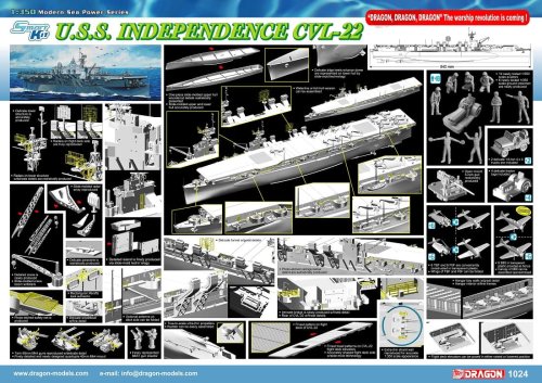 Go to product DRAGON 1024 - 1:350 U.S.S. Indenpendence