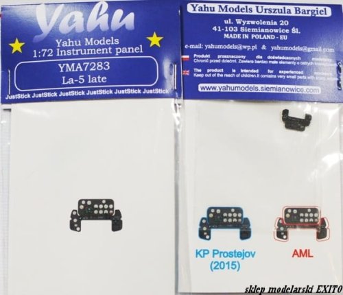 Go to product YAHU YMA7283 - 1:72 Lavochkin La-5 late - Instrument Panel