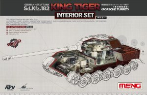 MENG MODEL SPS062 - 1:35 Sd.Kfz.182 King Tiger (Porsche Turret) Interior Set
