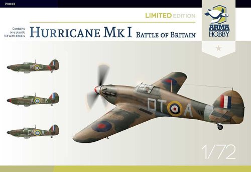 Go to product ARMA HOBBY 70023 - 1:72 Hurricane Mk I - Battle of Britain - Limited Edition