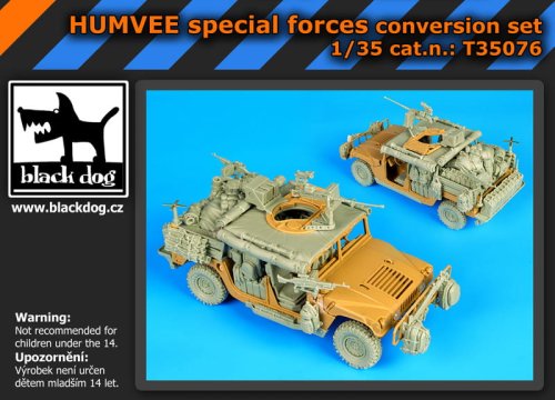 Go to product BLACK DOG T35076 - 1:35 HUMVEE Special forces conversion set