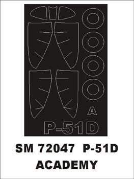 Go to product MONTEX SM72047 - 1:72 P-51 D Mustang