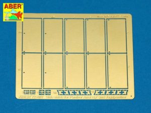 ABER 72A03 - 1:72 Side skirts for Panther Ausf.G/F and Jagdpanther