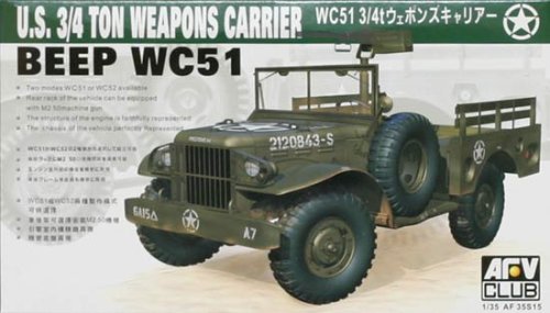 Go to product AFV CLUB 35S15 - 1:35 WC51 Weapon Carrier