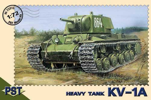 Go to product PST 72013 - 1:72 KV-1A Heavy Tank