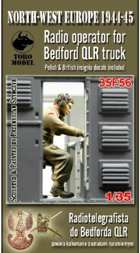 Go to product TORO MODEL 35F56 - 1:35 NWE 1944-45 Radio operator for Bedford QLR
