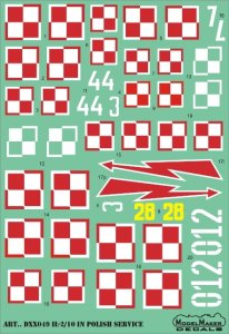 MODELMAKER D72049 - 1:72 IL-2 / IL-10 in Polish service