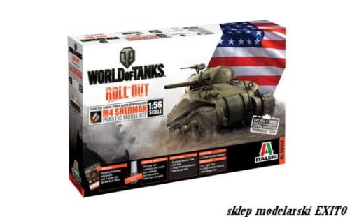 Go to product ITALERI 56503 - 1:56 World of Tanks - M4 Sherman