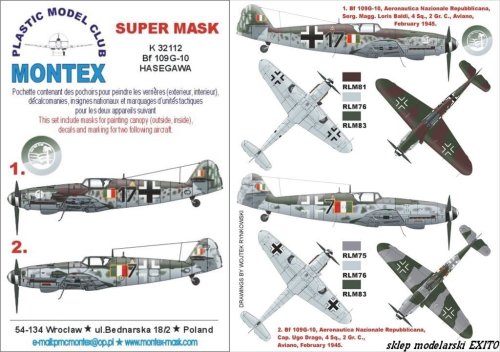 Go to product MONTEX K32112 - 1:32 Bf-109 G10
