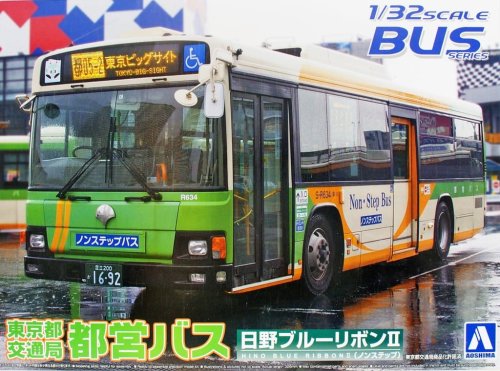 Go to product AOSHIMA 05503 1:32 Tokyo Metropolitan Bus Hino Blue Ribbon