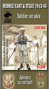 TORO MODEL 35F88 - 1:35 Middle East & Italy 1943-46 - Soldier on skis