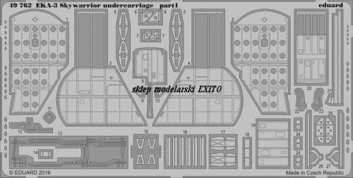 Go to product EDUARD 49762 - 1:48 EKA-3 Skywarrior undercarriage