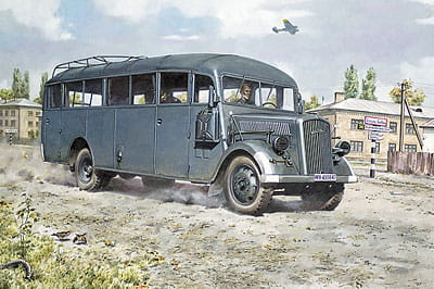 Go to product RODEN 720 - 1:72 Opel Blitz Omnibus model W39 Ludewig ( Essen)