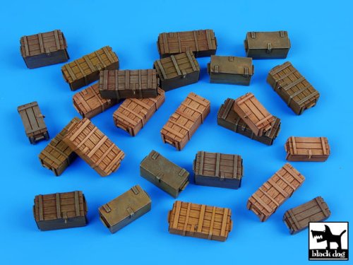 Go to product BLACK DOG T35040 - 1:35 Universal ammo boxes accessories set